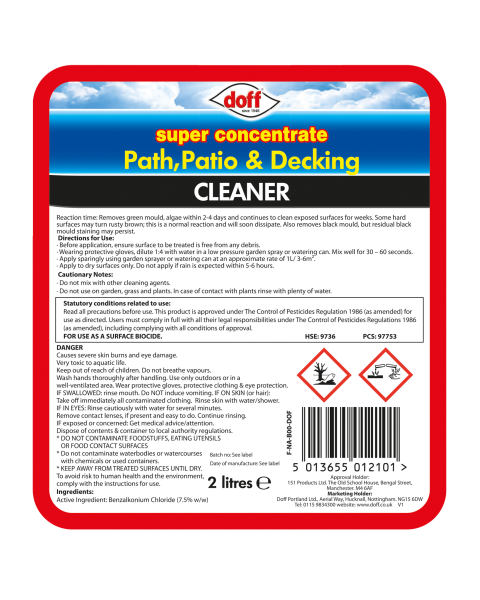 Doff Path & Patio Cleaner