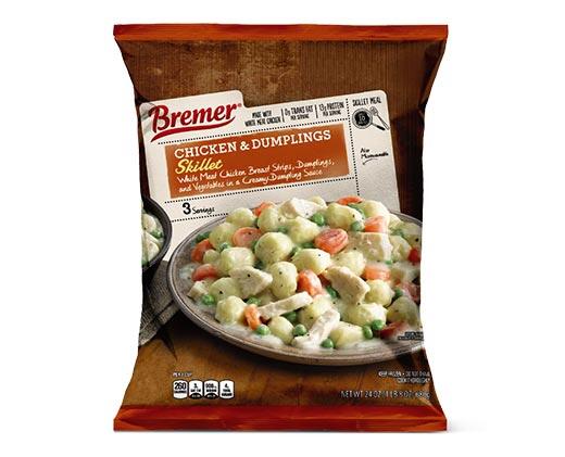 Bremer 
 Homestyle Beef or Chicken & Dumplings Skillet
