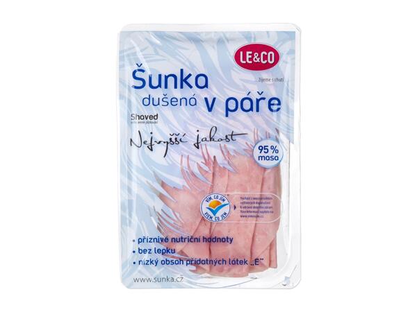 ŠUNKA DUŠENÁ V PÁŘE