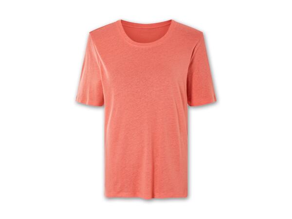 Damen/​Herren Leinen T-Shirt