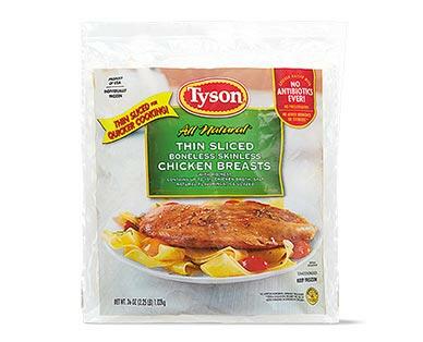 Tyson 
 Thin Sliced Chicken Breasts
