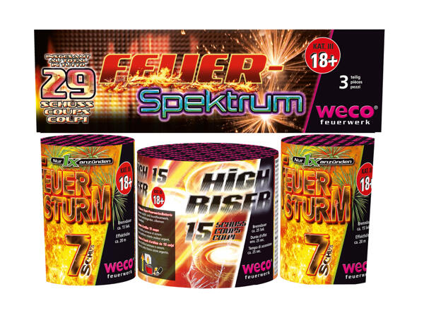 Spectre de feu, 3 pièces