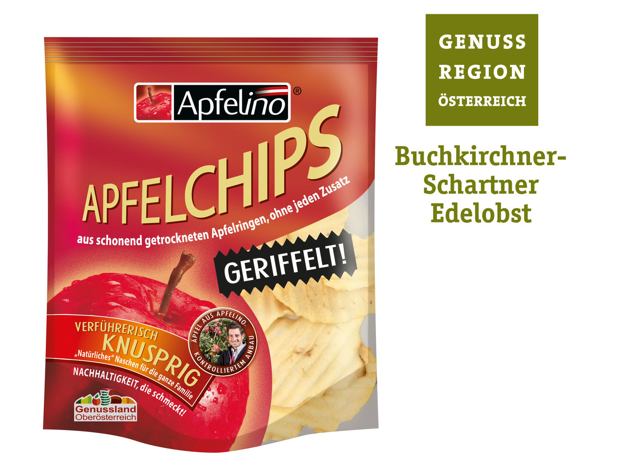 GENUSS REGION ÖSTERREICH Apfelchips geriffelt