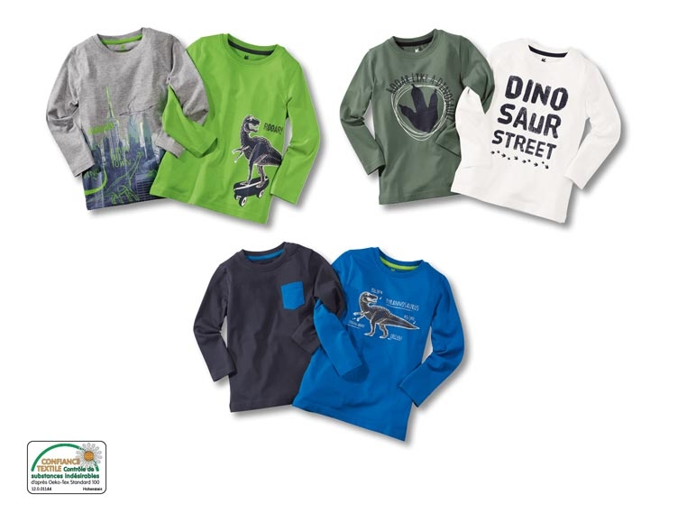 Tee-shirts à manches longues, lot de