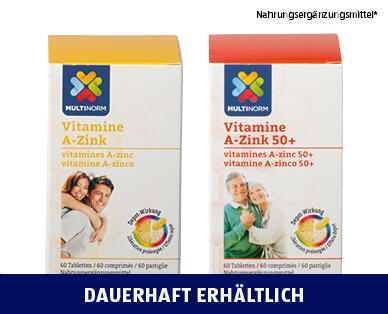 MULTINORM
VITAMINE A-ZINK