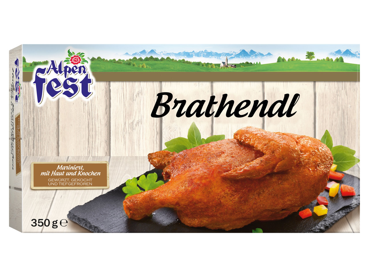 ALPFENFEST Halbes Brathendl