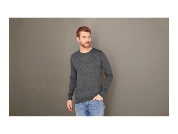 Livergy Men's Thermal Long-Sleeve Top - Grey