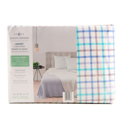 Lakenset aus Flanell, 2 Pers.