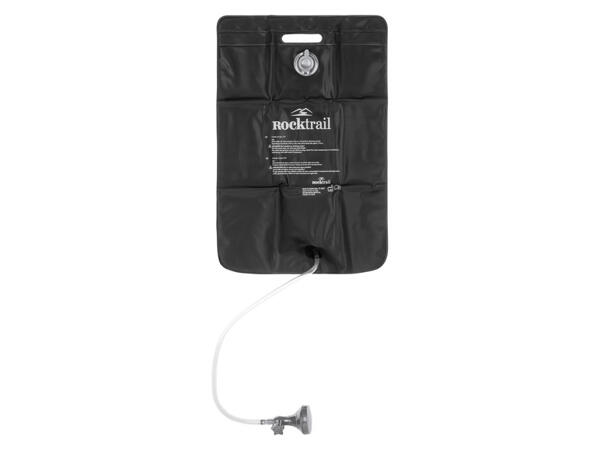 Rocktrail Solární sprcha, 25 l / Kanystr na vodu, 20 l / Kempinkový dřez / Šňůra na prádlo