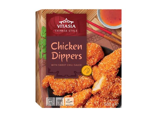 Breaded chicken dippers