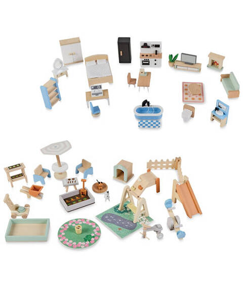 Wooden Dolls House Furniture