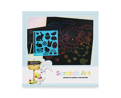 Easter Scratch, Mosaic, Foil or Glitter Art Packs