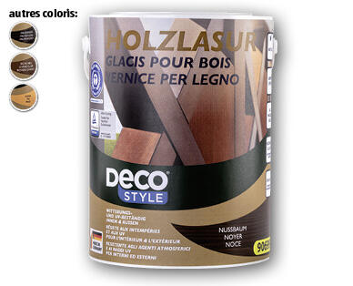DECO STYLE(R) Glacis acrylique pour la protection du bois