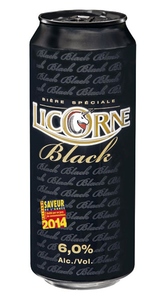 Bière brune spéciale "Licorne Black" **