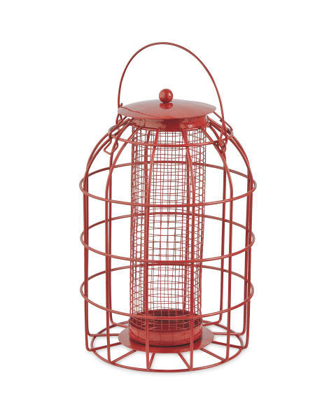 Bird Peanut Feeder Rust