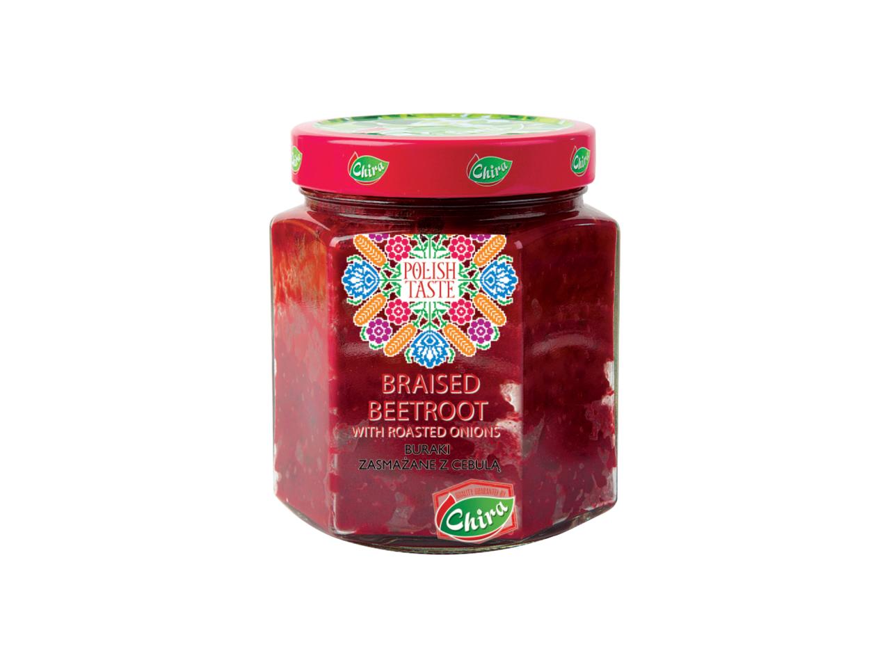 POLISH TASTE(R) Braised Beetroot with Roasted Onions