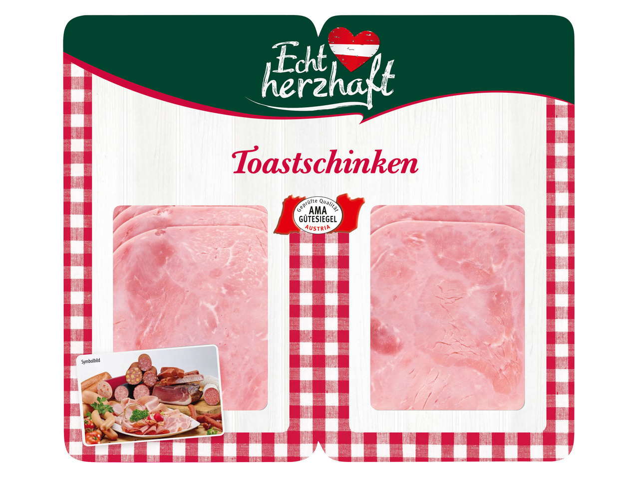 ECHT HERZHAFT Toastschinken
