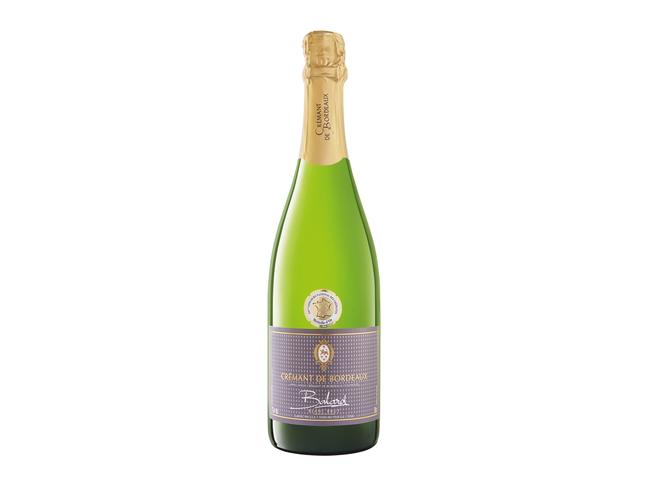 Crémant de Bordeaux Brut AOP Balard, 2016