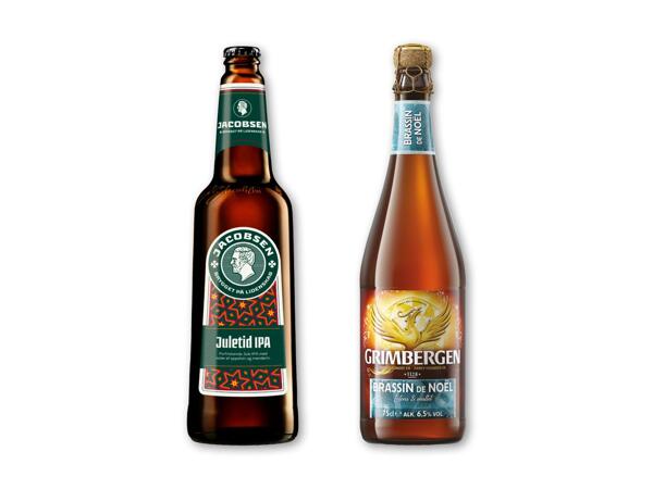 Jakobsen juletid IPA eller Grimbergen Brassin de Nöel