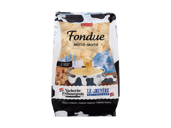 Fondue fraîche moitié-moitié