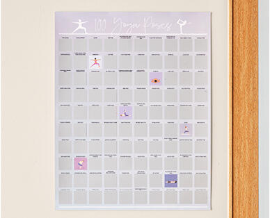 Yoga Dice or Scratch-Off Yoga Poster