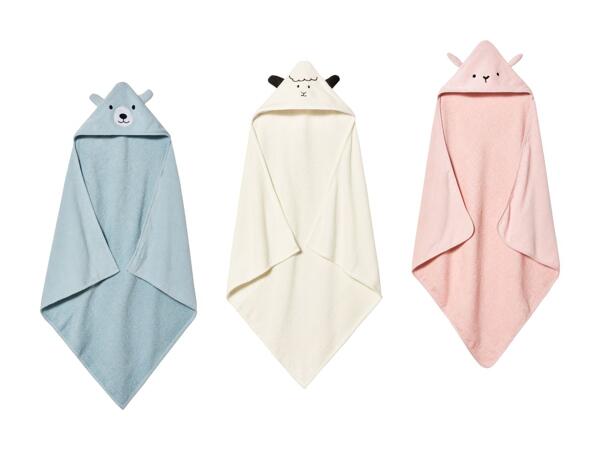 Serviette à capuche pour bébé