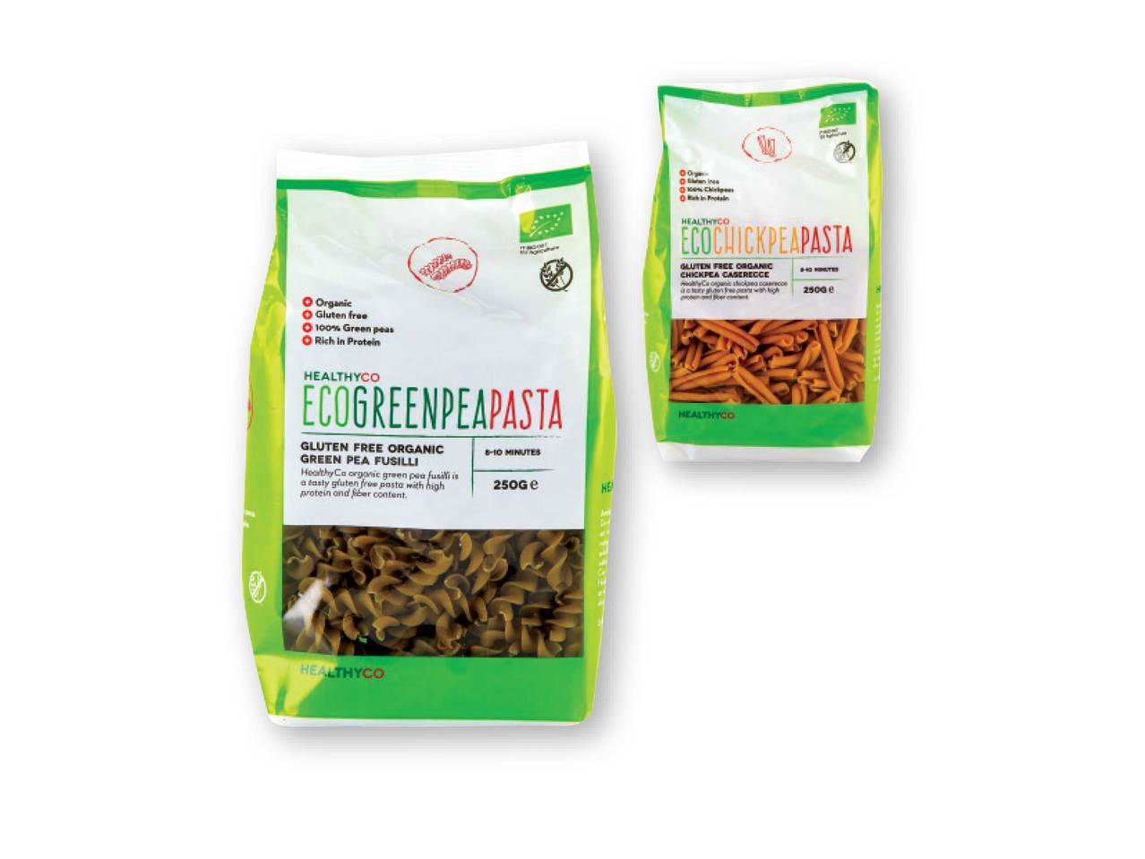 HEALTHY CO Gluten Free Organic Chickpea/ Green Pea Pasta