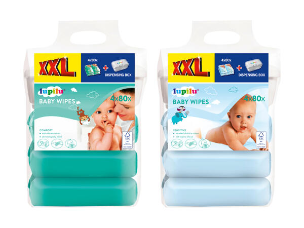 Lingettes humides pour bébé XXL
