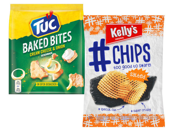 KELLY'S/TUC Hashtag Chips oder Baked Bites