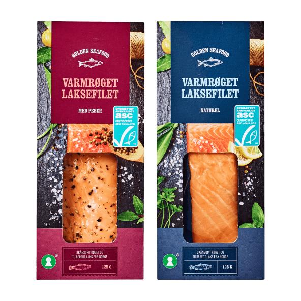 Varmrøget laksefilet