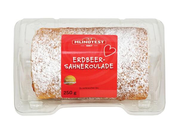 Erdbeerroulade