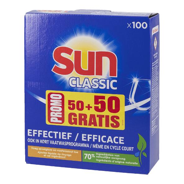 SUN(R) 				Geschirrspültabs, 100 St.