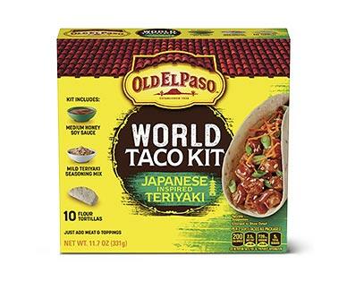 Old El Paso Japanese Teriyaki or Korean BBQ Taco Kit