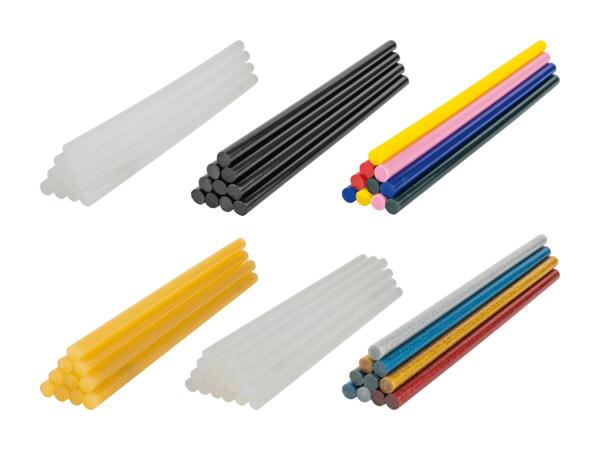 Bâtons de colle pour pistolet à colle chaude, set de 18