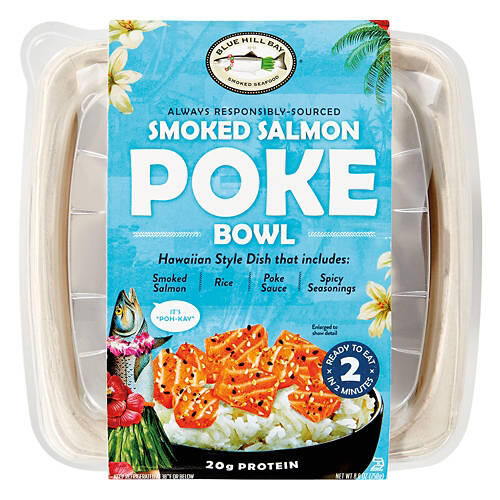 Hawaiian Style Smoked Salmon Poke Bowl, 8.8 oz