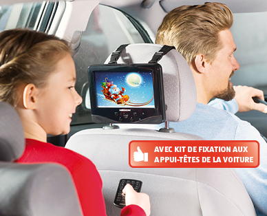 Lecteur DVD portable avec deux écrans 17,7 cm (7") MEDION(R) LIFE(R)