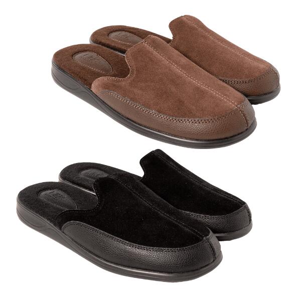 UP2Fashion(R) 				Lederpantoffeln
