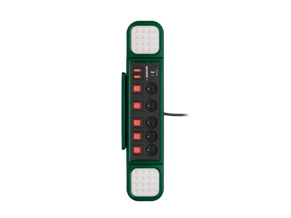 LED Work Light With Power Strip