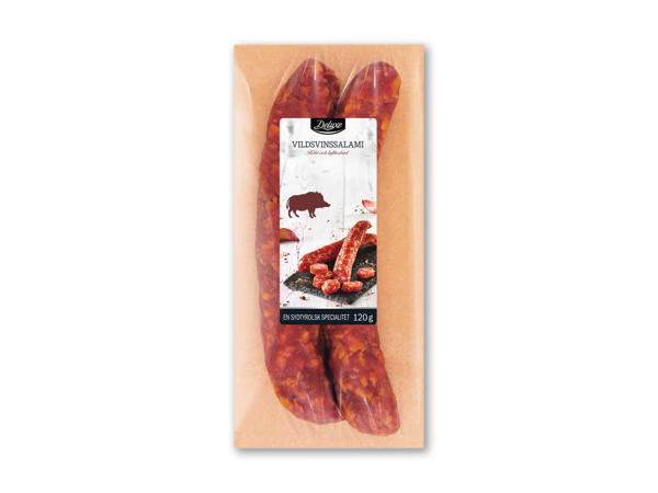 DELUXE Vildsvins- eller hjorte­salami