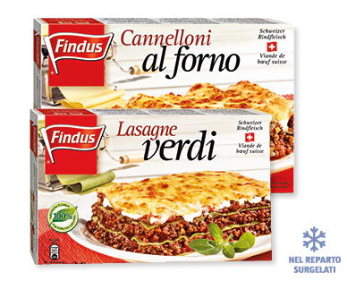 Lasagne verdi/Cannelloni al forno FINDUS(R)