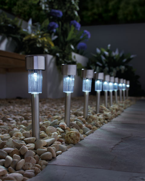 Garden Bright Solar Marker Light Set