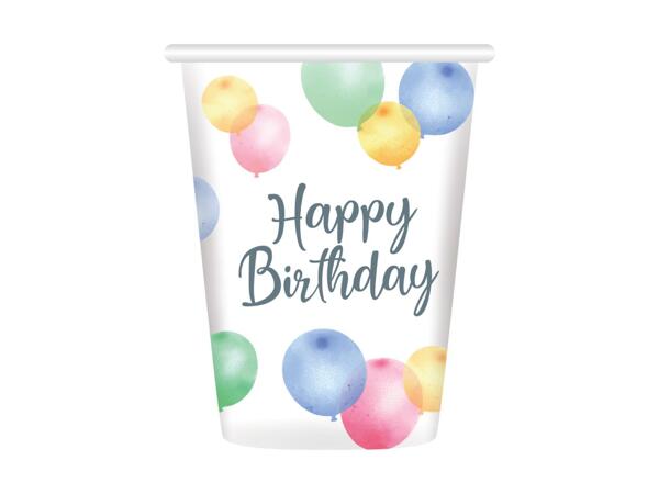 Gobelets, lot de 8 "Party Fun"
