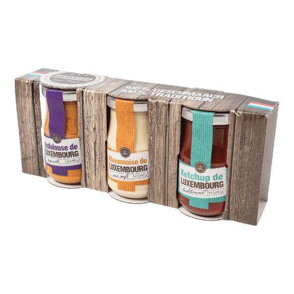 MOUTARDERIE DE LUXEMBOURG(R) 				Trio de sauces