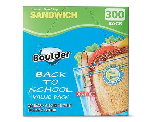Boulder Back to School Sandwich Bags