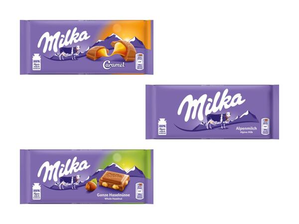 Tavoletta di cioccolato Milka