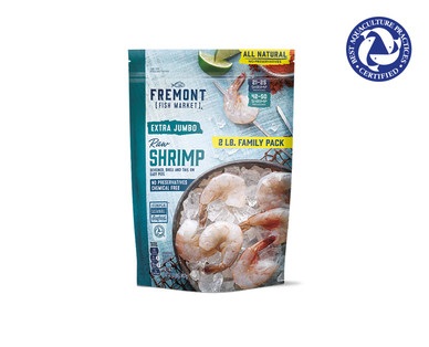 Fremont Fish Market Extra Jumbo EZ Peel Raw Shrimp