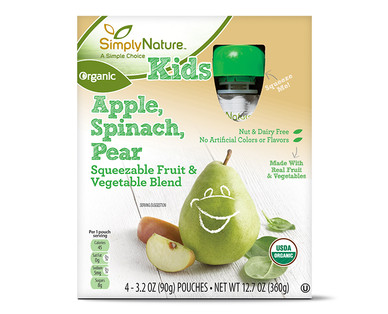 Simply Nature Fruit and Veggie Squeezies