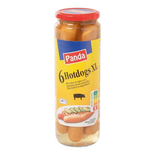 PANDA(R) 				Hotdogworsten, 6 st.