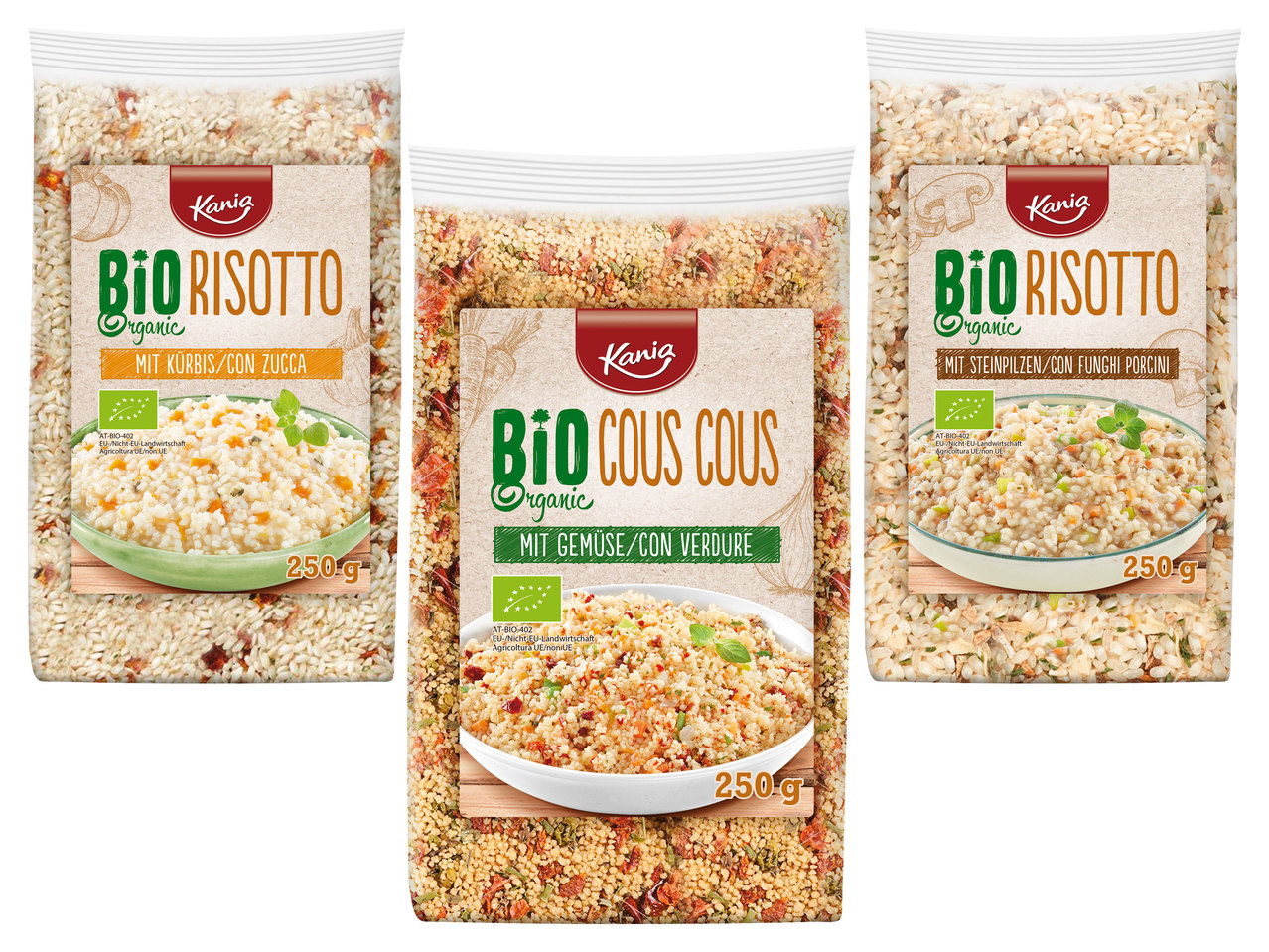 KANIA Vegetarisches Bio-Gericht