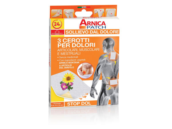 Plasters for Joint, Muscular and Menstrual pain